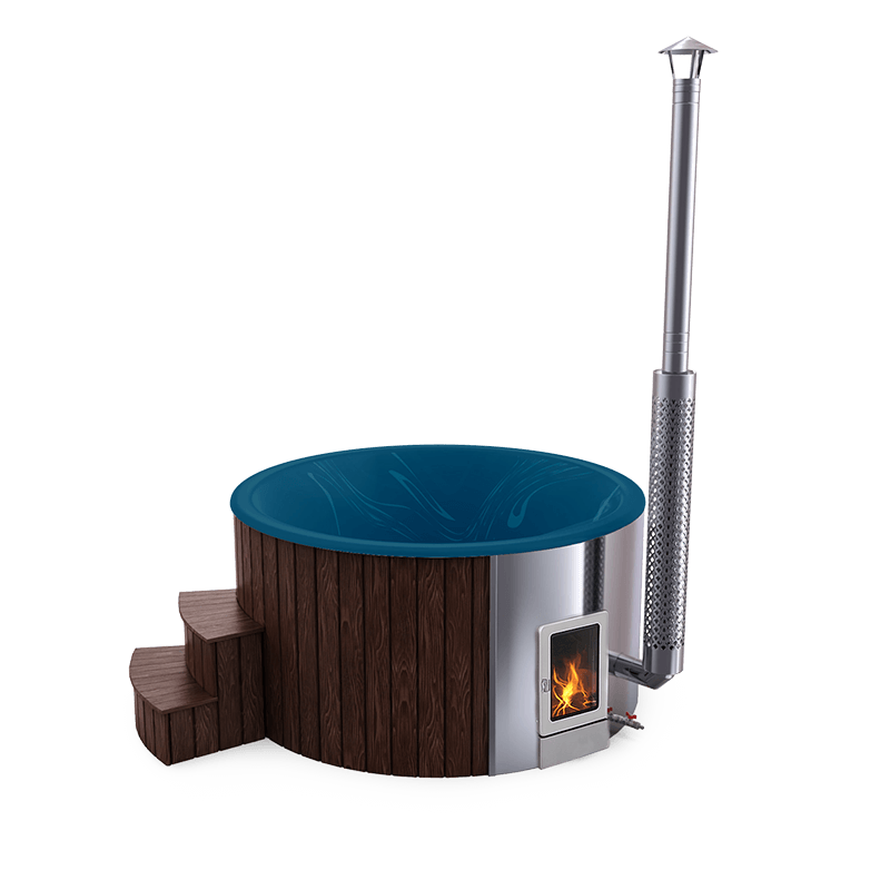 4-5 személyes akril kör dézsa integrált PRO kazánnal